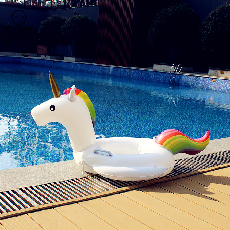 Baby Rainbow Unicorn Pool Float
