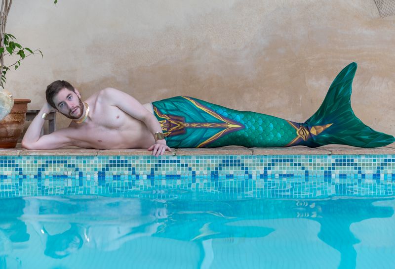 Abyss-Mermaid-Merman-Arion-fabric-tail